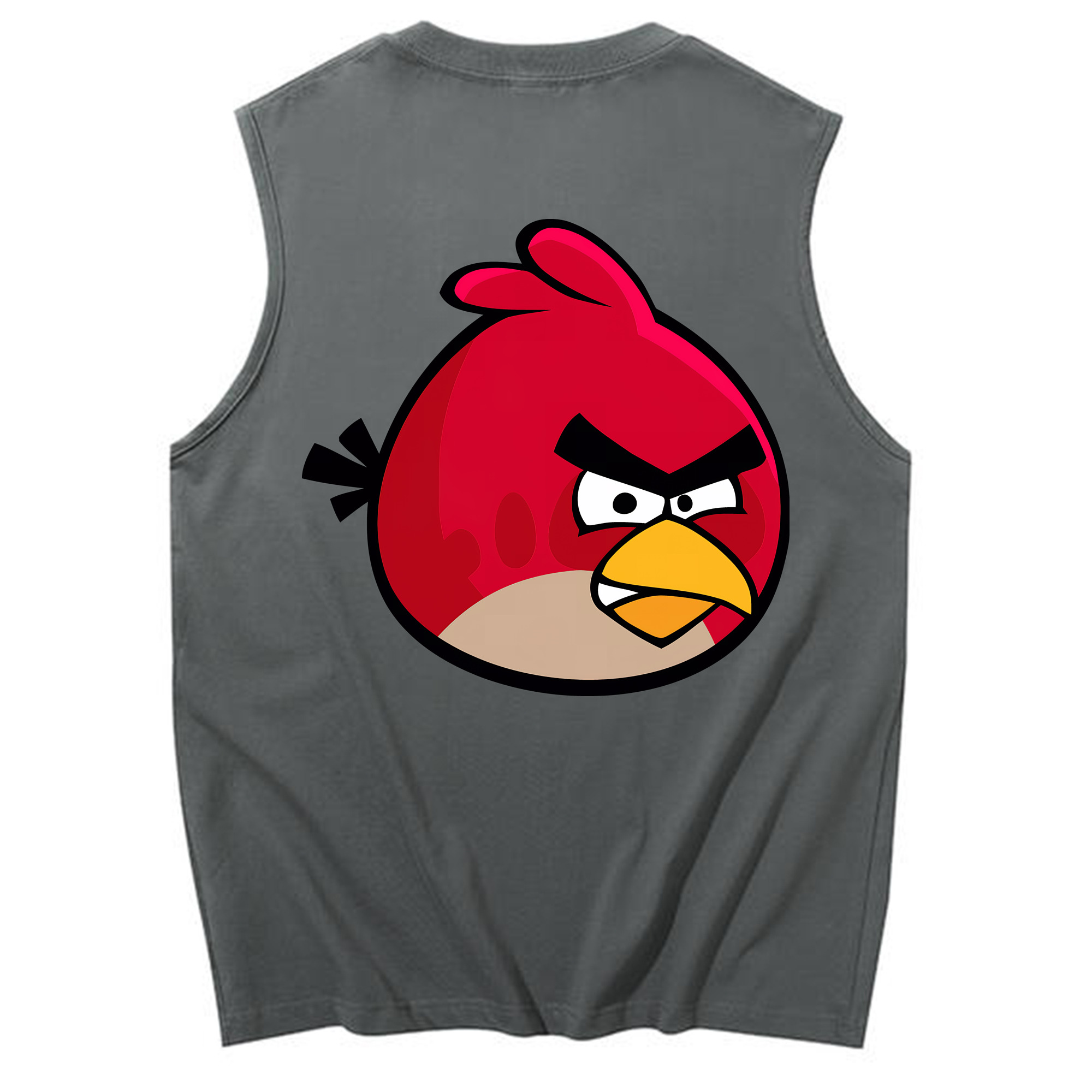 （画像用） Angry Birds アングリーバード コットン100％タンクトップ（背面プリント）